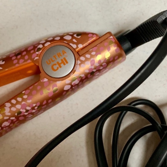 1” ULTRA CHI ORANGE FLAT /STYLING HOT IRON EUC WNB - Picture 13 of 16